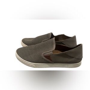 Olukai Pehuea Womens Size 9 Brown Mesh Slip On Comfort Sneaker Shoe
